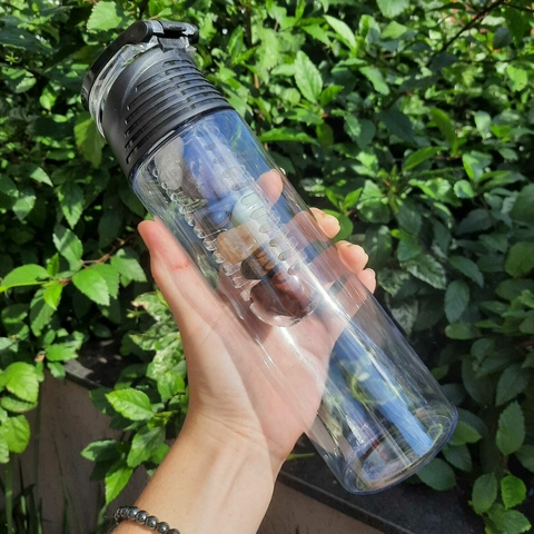 Garrafa Acrílica com Cristais