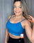 Top Charm Azul