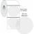 Etiquetas Adesivas BOPP Transparente Redonda 50 mm x 1 coluna para Impressoras Térmicas
