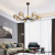 Chandelier with Amber Glass Globes - Atacado Led