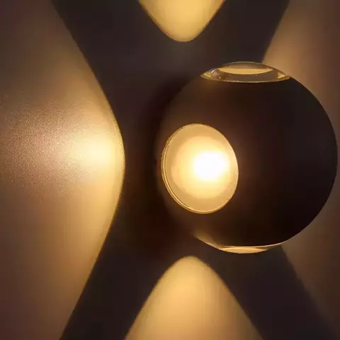 Arandela Esfera 4 Fachos 12W