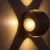 Arandela Bola 4 Haces 12W
