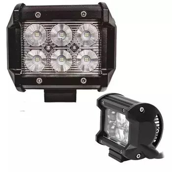 Farol LED Quadrado 18W