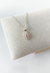 Colar navete rosa cravejado - comprar online