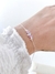 Pulseira colors rosa e lilás