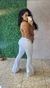 CALÇA BRANCA FLARE COM CINTA on internet