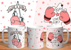 Taza Like A Girl Feminismo De Cerámica - comprar online