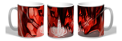 Taza De Attack On Titan De Plástico Art.877