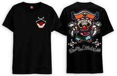 Remera Negra Adulto, Buggy El Payaso, One Piece Negro Buggy S Buggy en internet