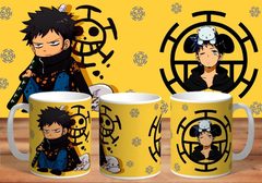 Taza Trafalgar Law One Piece De Plástico