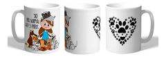 Taza Yo Era Normal Hace Tres Perros, De Plástico