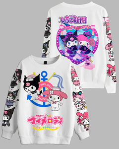 Buzo Kuromi Y My Melody, Hello Kitty, Aesthetic Kawaii