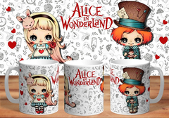 Taza Alicia En El País De Las Maravillas, Retro De Cerámica - comprar online