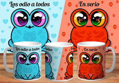 Taza Los Odio A Todos, Sapitos De Plástico - comprar online