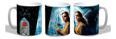 Taza La Bella Y La Bestia Cerámica Personalizada