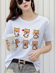Remera Shiba Dog, Aesthetic Kawaii