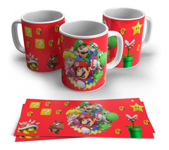 Taza Super Mario Bros De Cerámica