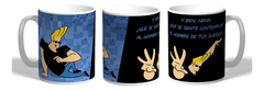 Taza Johnny Bravo Humor Retro De Plástico - comprar online