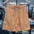 Short Linho 903 Stampini Cor Laranja - comprar online