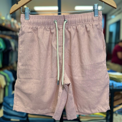 Short Linho 903 Stampini Cor Rosa Claro - comprar online