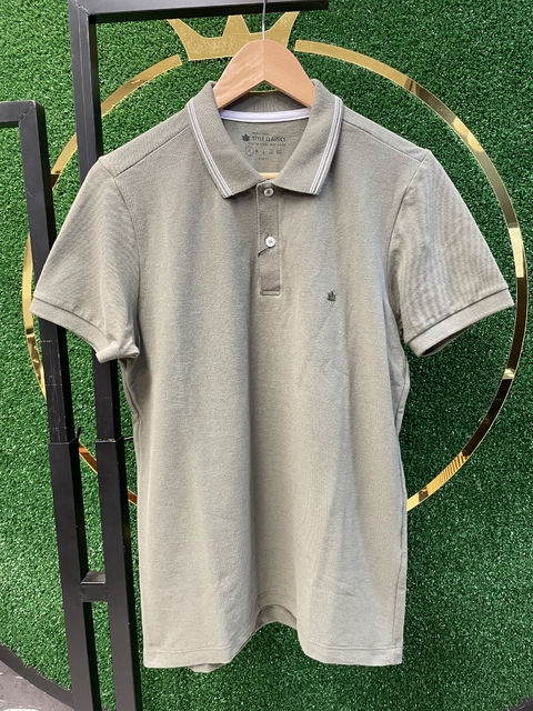 Polo Classic se0101819 em piquet nobre verde - comprar online