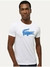 T-shirt Lacoste th204222 branc/royaume - loja online