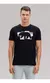 Camiseta 4953 estampada urso degrader preto 6500