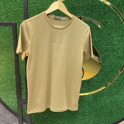 Camiseta 5511 estampada verniz bege