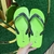 CHINELO 320129002 ACOSTAMENTO VERDE FLUOR - comprar online