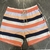 Shorts elastano 120715009 listrado litor branco/ listras