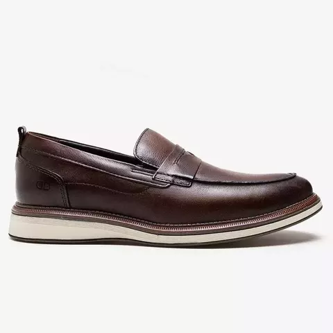 Sapato Democrata James hi- Couro Soft Mogno