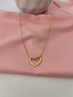 Collar Corazón dorado - comprar en línea