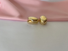 Aretes ovales Dorado en internet