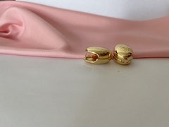Aretes ovales Dorado - Pinky W