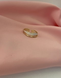 Anillo Dorado y blanco - comprar en línea