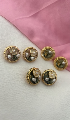 Aretes Barroco Rosa - comprar en línea