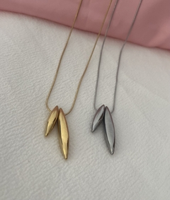Collar Espiga Plateado