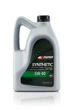 Aceite Sintético 5W40 Bidón x 4 Litros Puma