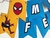 Guirnalda Hombre Araña -10 piezas- - comprar online