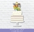 Cake Topper para ponqué Animales de la Selva