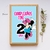 Poster Minnie Fucsia