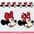 Figuritas Decorativas Minnie Roja -6 unidades-