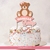 Cake Topper Osita Rosada
