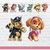 Figuritas Decorativas Paw Patrol -6 unidades-