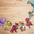 Figuritas Decorativas Dino Ranch -6 unidades-
