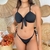 BIQUÍNI TRADICIONAL TOP AMARRAÇÃO CALCINHA DE AMARRAR PRETO - comprar online