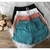 Short Curto Malha Canelada Várias Cores Moda 2022 - Tem De Tudo