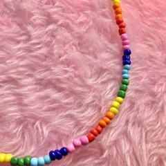 Colar/Choker de Miçangas Arco-Iris - HUP