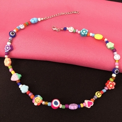 Colar/Choker de Miçangas Aleatórias - Aesthetic