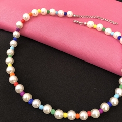 Colar/Choker Summer de Pérolas 8mm na internet